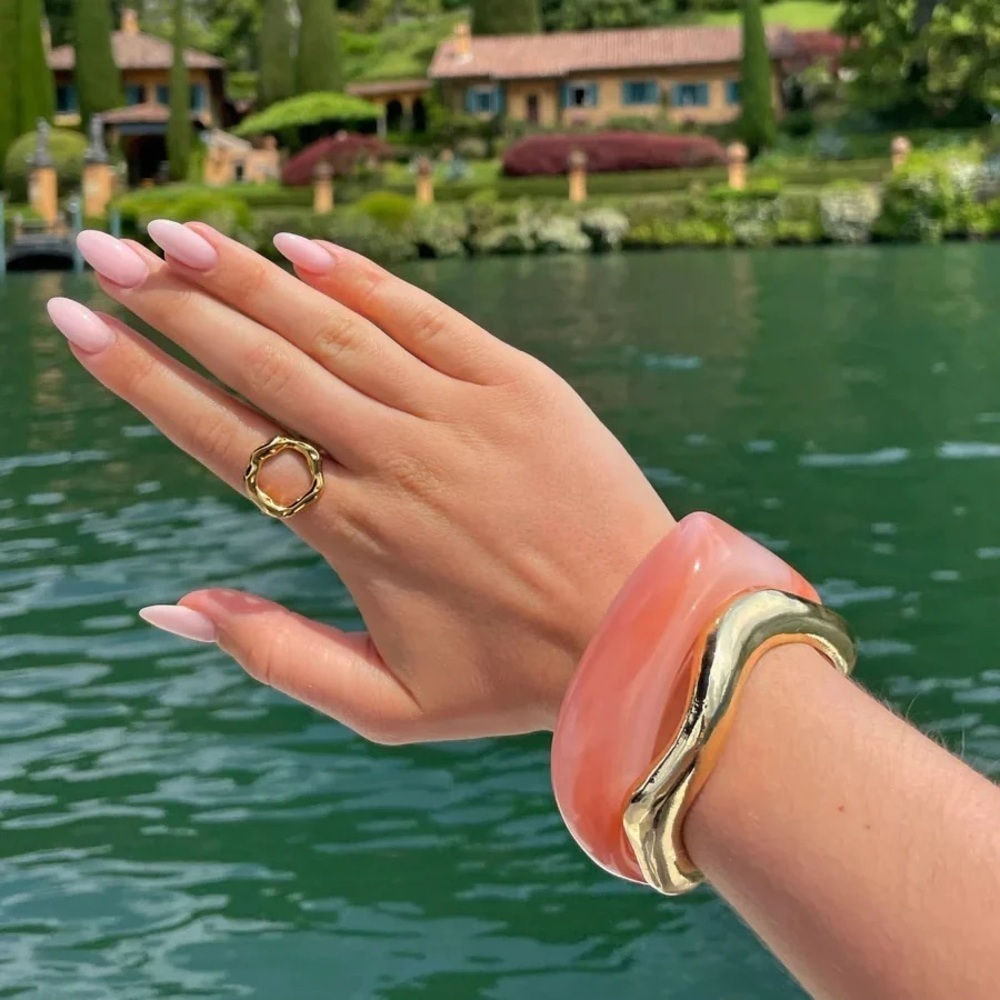 Saege Arancia Orange Bangle Bracelet NEW